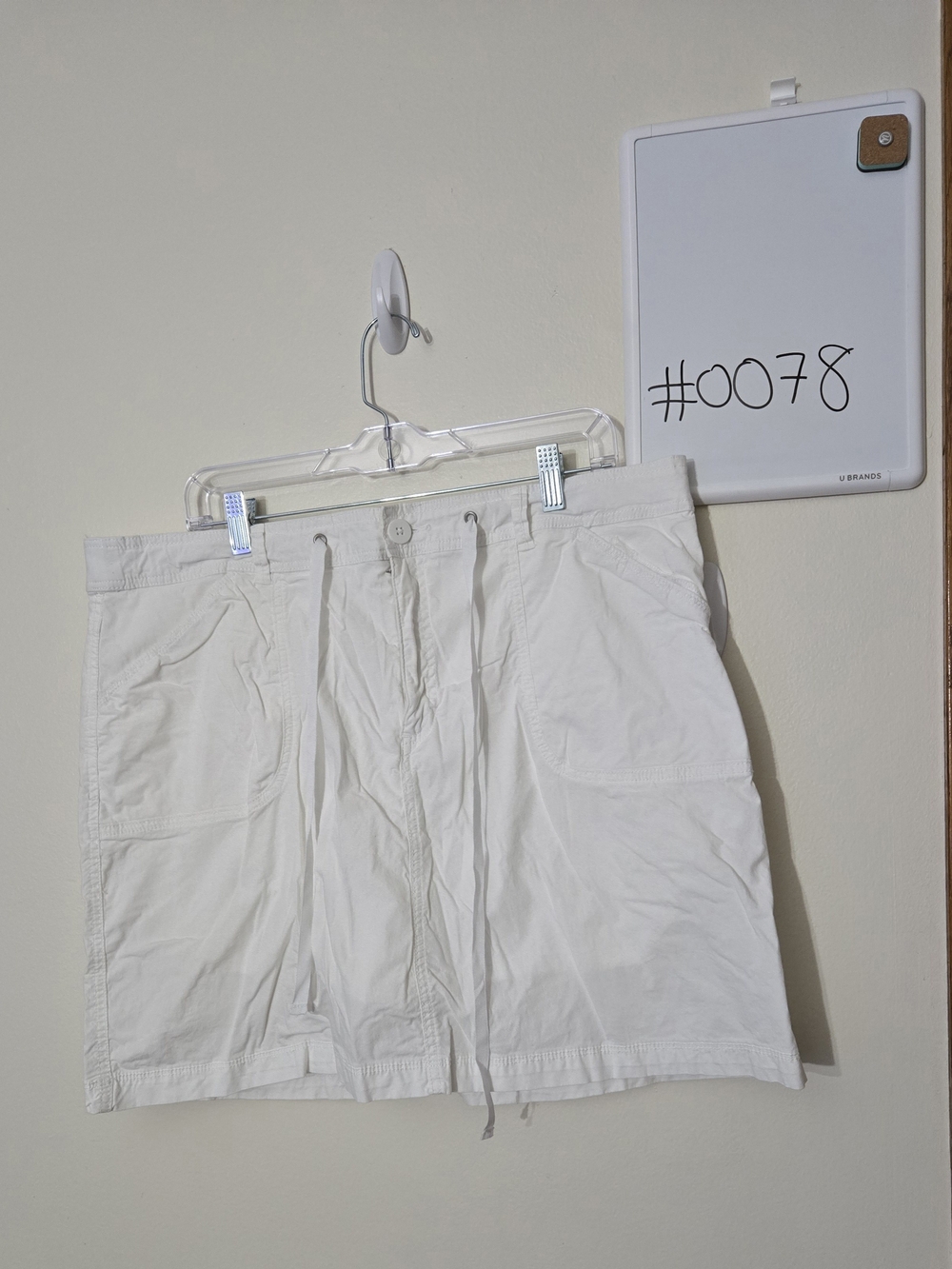 White Stag Size 18 White Skort